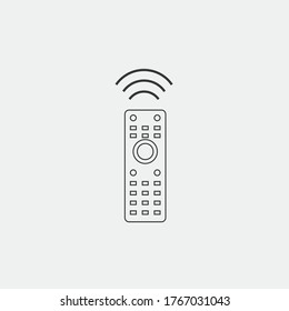 remote control vector icon for tv and devices