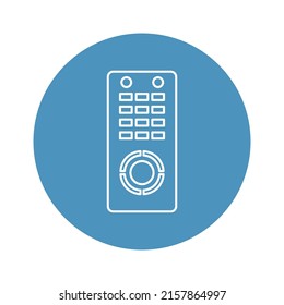 remote control Vector icon which is suitable for commercial work and easily modify or edit it

