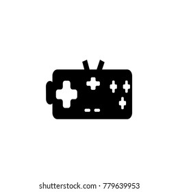 remote controller icon. black design color