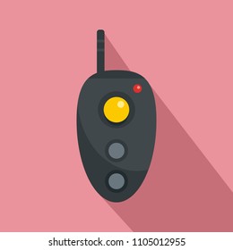 Remote controller icon. Flat illustration of remote controller vector icon for web design