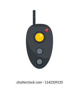 Remote controller icon. Flat illustration of remote controller vector icon for web isolated on white