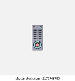 Vector de signo de icono del mando a distancia,Símbolo, ilustración de logotipo para web y móvil