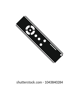 Remote controller icon. Silhouette illustration of Remote controller, vector icon for web and advertising