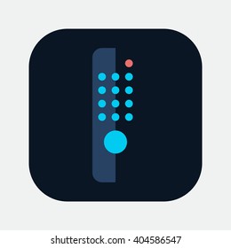Remote controller icon. Vector illustration.