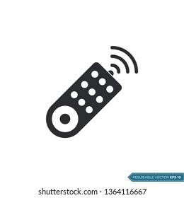 Remote Controller Icon Vector Template