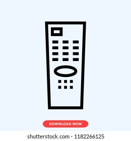 Remote controller modern vector style. Controller icon concept. Television controller.