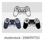 Remote Controller, Remote Controller Silhouette, Gamer, Game Controller, Game Vector