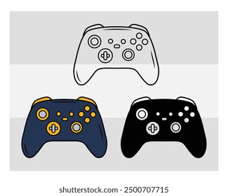 Remote Controller, Remote Controller Silhouette, Gamer, Game Controller, Game Vector