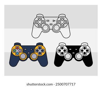 Remote Controller, Remote Controller Silhouette, Gamer, Game Controller, Game Vector
