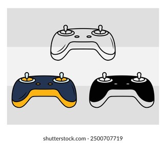 Fernbedienung, Fernbedienung Silhouette, Gamer, Gamecontroller, Gamemector