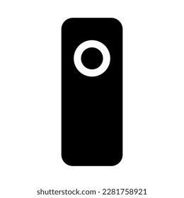 Remote controller silhouette icon. Vector.
