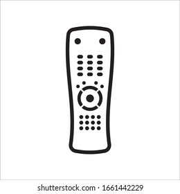 Remote controller vector icon. Remote control flat sign design. Tv Television remote controller symbol pictogram