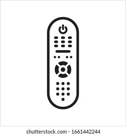 Remote controller vector icon. Remote control flat sign design. Tv Television remote controller symbol pictogram