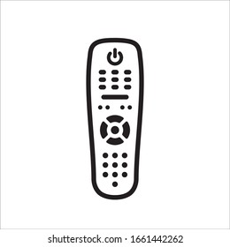 Remote controller vector icon. Remote control flat sign design. Tv Television remote controller symbol pictogram