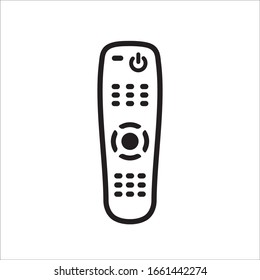 Remote controller vector icon. Remote control flat sign design. Tv Television remote controller symbol pictogram