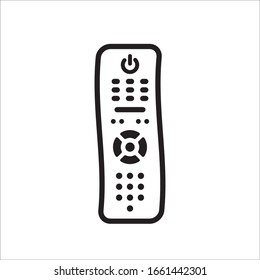 Remote controller vector icon. Remote control flat sign design. Tv Television remote controller symbol pictogram