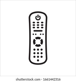 Remote controller vector icon. Remote control flat sign design. Tv Television remote controller symbol pictogram