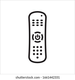 Remote controller vector icon. Remote control flat sign design. Tv Television remote controller symbol pictogram