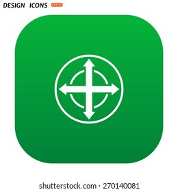 Remote controller's dial, knob, joystick template. icon. vector design