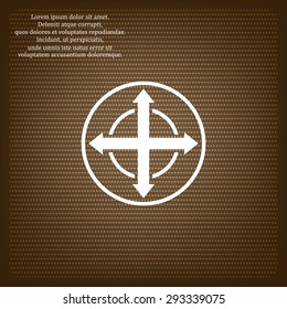 Remote controller's dial, knob, joystick template. icon. vector design