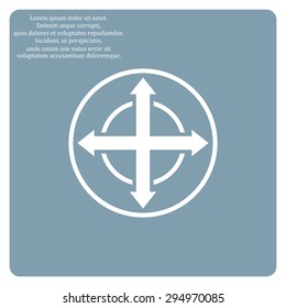 Remote controller's dial, knob, joystick template. icon. vector design