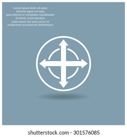 Remote controller's dial, knob, joystick template. icon. vector design