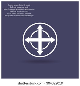Remote controller's dial, knob, joystick template. icon. vector design