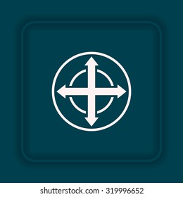 Remote controller's dial, knob, joystick template. icon. vector design