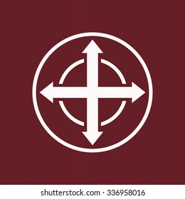 Remote controller's dial, knob, joystick template. icon. vector design