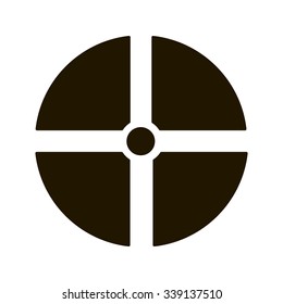 Remote controller's dial, knob, joystick icon