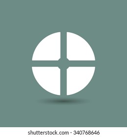 Remote controller's dial, knob, joystick icon