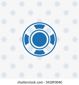 Remote controller's dial, knob, joystick template. icon. vector design