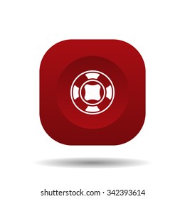 Remote controller's dial, knob, joystick template. icon. vector design