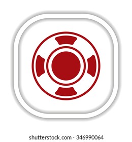 Remote controller's dial, knob, joystick template. icon. vector design