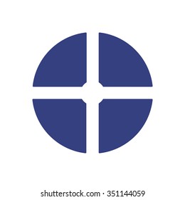 Remote controller's dial, knob, joystick icon