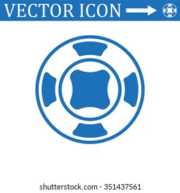 Remote controller's dial, knob, joystick template icon, vector illustration. Modern design. Flat design style