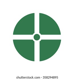 Remote controller's dial, knob, joystick icon