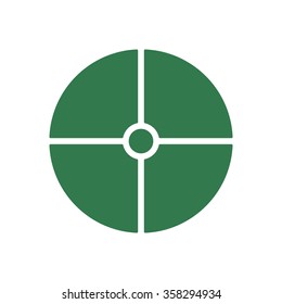 Remote controller's dial, knob, joystick icon