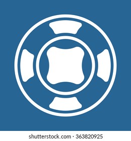 Remote controller's dial, knob, joystick template icon, vector illustration. Modern design. Flat design style