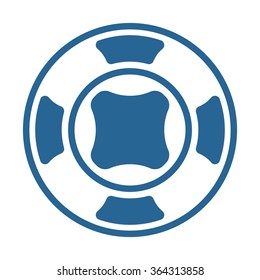 Remote controller's dial, knob, joystick template icon, vector illustration. Modern design. Flat design style