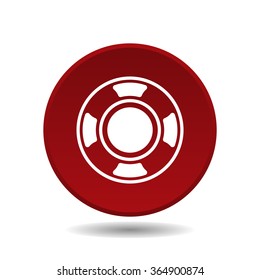 Remote controller's dial, knob, joystick template icon, vector illustration. Modern design. Flat design style