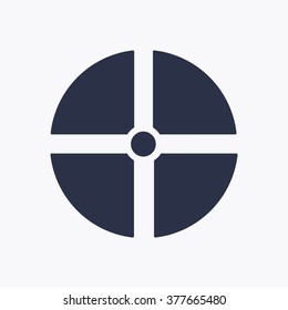 Remote controller's dial, knob, joystick icon
