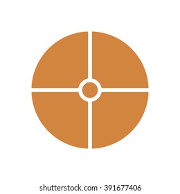 Remote controller's dial, knob, joystick icon