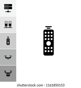 Remote icon. collection of 6 remote filled icons such as medical drone. editable remote icons for web and mobile.