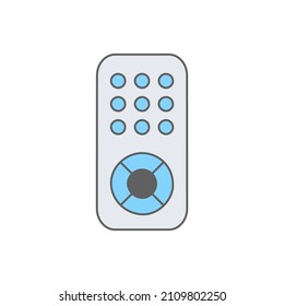 Remote Icon  in color icon, isolated on white background 
