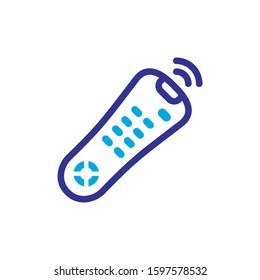 remote icon, color style icon