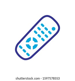 remote icon, color style icon
