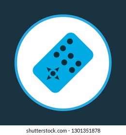 Remote icon colored symbol. Premium quality isolated controller element in trendy style.
