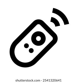 Remote icon. remote, remote control, television, control, media, wireless, electronic, device, home, technology. Vector icon illustration