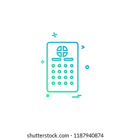 Remote icon design vector